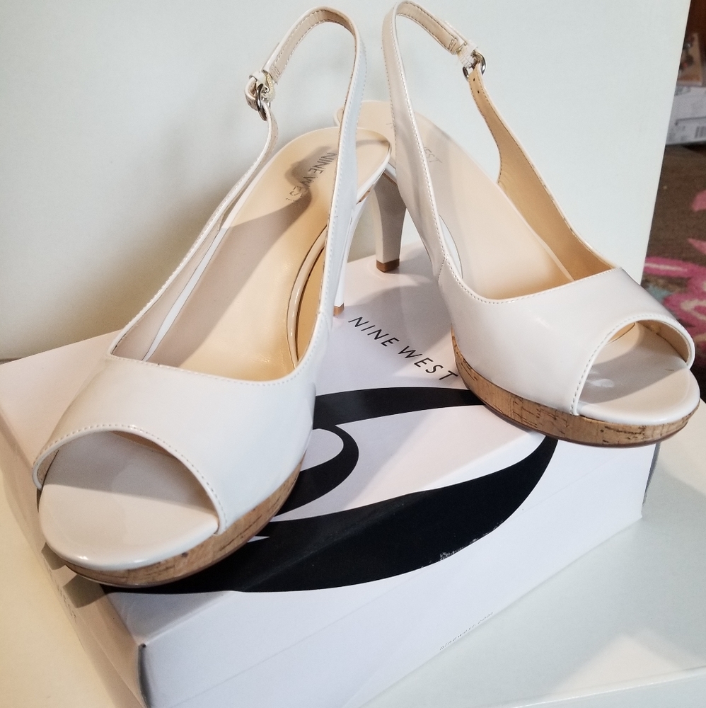 Nine west peep toe slingback